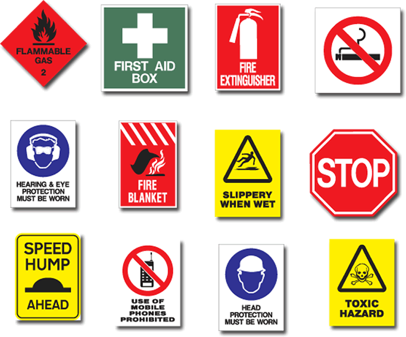 Safety Sign Must Aware With Safety Signs