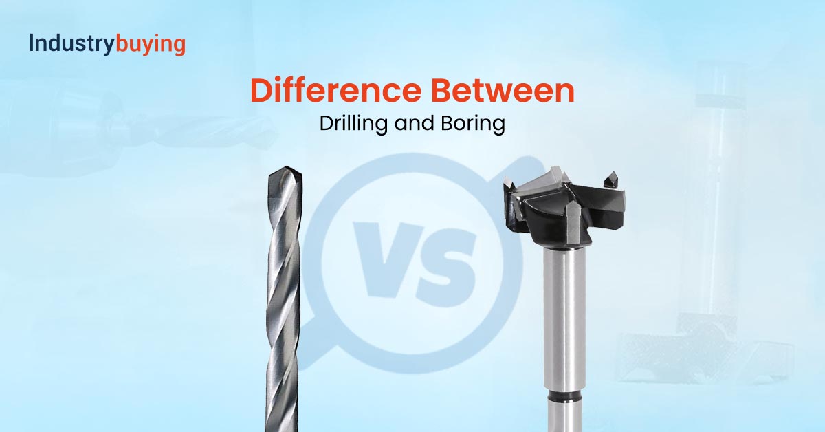 difference between drilling and boring